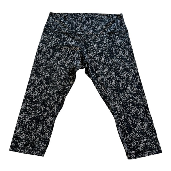 Lululemon Align High-Rise Crop 21" | Blossom Overlay Starlight Multi - Size 16 - Picture 2 of 9